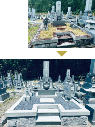 納骨に合わせてお墓クリーニング