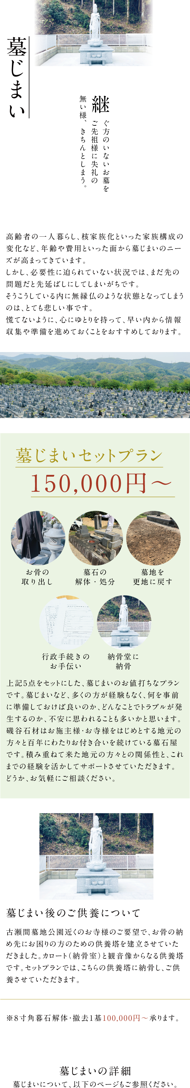 墓じまい